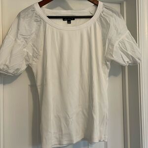 Vintage Ribbed Puff Sleeve top